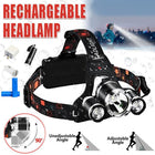100000LM Rechargeable Headlamp 3T6 XML LED Headlight Head Torch Flashlight AU - Aimall