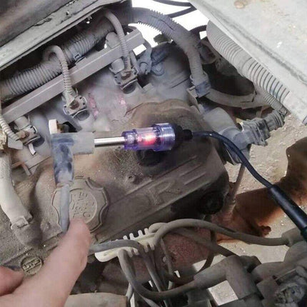 Spark Plug Tester In Line Ignition System Detector Coil Test Tools Engine AU - Aimall