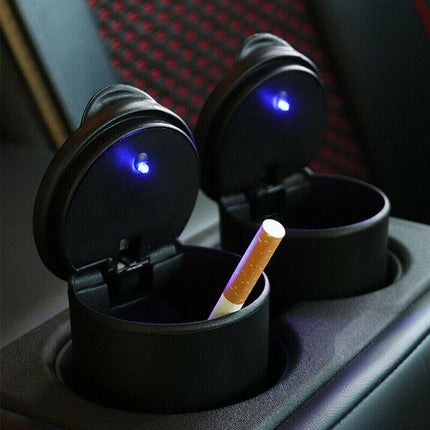 2PCS Portable Auto Car Ashtray Truck Cigarette Smoke Ashtray Ash Cylinder Holder - Aimall