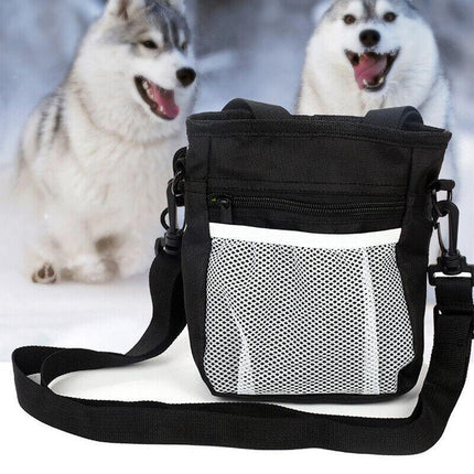 Dog Training Treat Pouch Pet Snack Bag Large Capacity Puppy Waist Bags Agility - Aimall