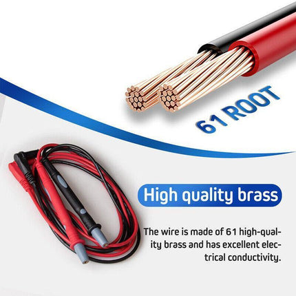 1000V 20A Digital Multimeter Test Lead Cable Probe Pen PVC Test Lead AU Stock - Aimall