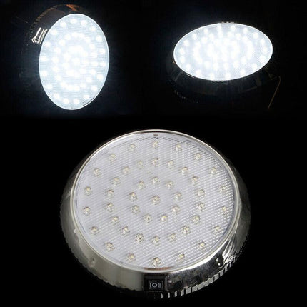 46-LED 12V CARAVAN BOAT TRUCK CAR INTERIOR ROOF CEILING DOME CABIN LIGHT OD AU - Aimall