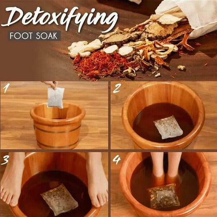 30g*30 PCS Herb Wormwood Artemisia Argyi Foot Bath Pack Detoxi SP AU - Aimall