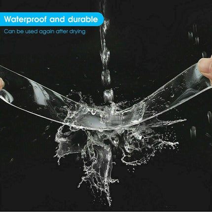 Double Sided Nano Tape Clear Adhesive Traceless Invisible Gel Anti-Slip AU Stock - Aimall