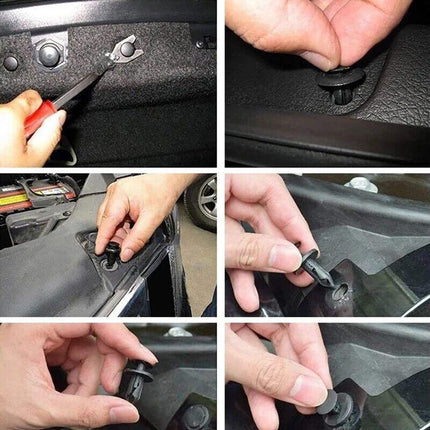731x Car Trim Body Clips Kit Rivets Retainer Auto Panel Bumper Plastic Fastener - Aimall