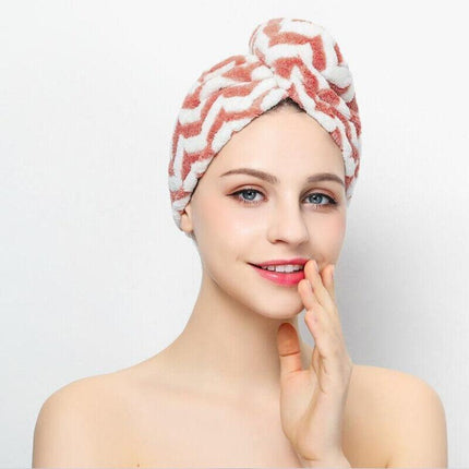 Magic Instant Dry Hair Towel Rapid Fast Drying Hair Towel Fast Absorbent Hat Cap - Aimall