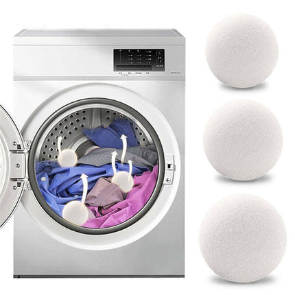 6PCS Wool Dryer Balls 100% Natural 7CM Hand Made Engergy Saving 1000 Loads AU - Aimall