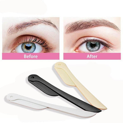 3Pcs Portable Safety Eyebrow Trimmer Razor Shaver Eye Brow Shaper Hair Remover - Aimall