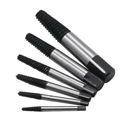 6 PCS Damaged Screw Bolt Extractor Ezy Out Set Easy Broken Screw Remover Kit AU - Aimall