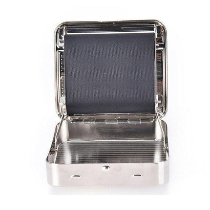 Metal Automatic Cigarette Tobacco Roller Roll Rolling Machine Box Case Maker Tin - Aimall