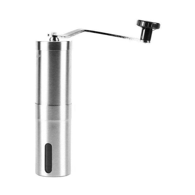 Manual Coffee Bean Grinder Stainless Steel Hand Coffee Mill Ceramic Burr - Aimall