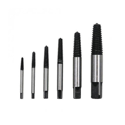 6 PCS Damaged Screw Bolt Extractor Ezy Out Set Easy Broken Screw Remover Kit AU - Aimall
