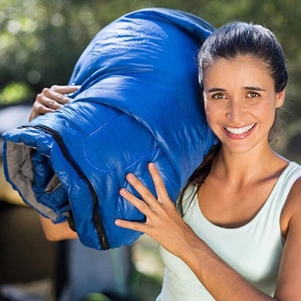 Outdoor Sleeping Bags Single Sleeping Bag Camping Hiking Winter Thermal AU Stock - Aimall