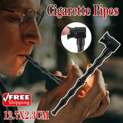 Solid Metal Aluminum Alloy Tobacco Pipe Cigarette Pipes Gift 12.7cm - Aimall