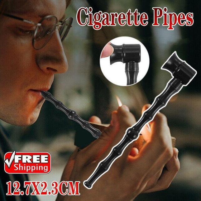 Solid Metal Aluminum Alloy Tobacco Pipe Cigarette Pipes Gift 12.7cm - Aimall