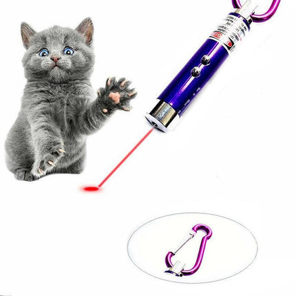 Cat Toys Laser Pointer Cat Laser Toy Pen Catch the LED Light Interactive - Aimall