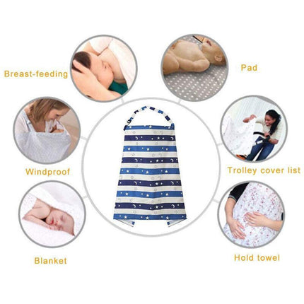 Multifunction Baby Breastfeeding Nursing Cover Scarf Maternity Generous Blanket - Aimall
