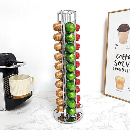 40 Nespresso Coffee Capsules Pod Holder Stand Dispenser Rack Storage Capsule AU - Aimall