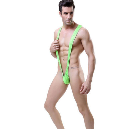 Men Borat Style Sexy Mankini Beach Swimming Thong Underwear Bodysuit Swimsuit Au Aimall