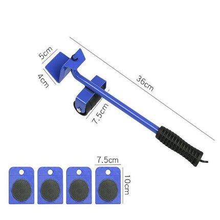 Furniture Lifter Heavy Roller Move Tool Set Moving Wheel Mover Sliders Kit AU - Aimall