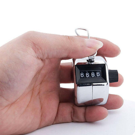 4 Digit Tally Counter Hand Held High Quality Number Clicker Manual Sale AU Stock - Aimall