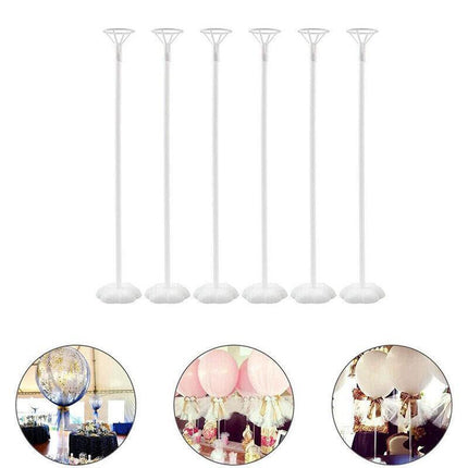 6-24PCS Balloon Stand Base Holder Shower Kids Birthday Wedding Party Table Decor - Aimall