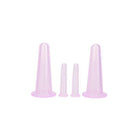 4PCS/set Cup Lifting Massage Silicone Cupping Vacuum Suction Facial Cupping - Aimall