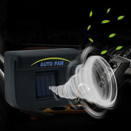Solar Power Air Vent Vehicle Car Window Fan Auto Ventilator - Aimall