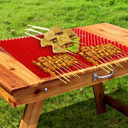 Tray Oven Pan Baking Mat Mould Sheet Liner Non-stick Silicone Cook Pyramid - Aimall