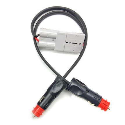 50 Amp Anderson Plug to Merit Cigarette Plug Adapter 50cm - Aimall