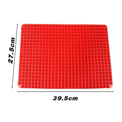 Tray Oven Pan Baking Mat Mould Sheet Liner Non-stick Silicone Cook Pyramid - Aimall