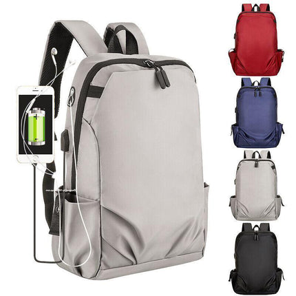 Mens Backpack Large Capacity Waterproof Schoolbag Laptop Work Travel Bag AU - Aimall