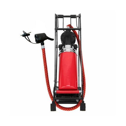 High Pressure Foot Pump Bicycle Ball Motorbike Car Type Inflator Tire Air Pump - Aimall