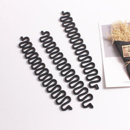 Fish Bone Hair Braiding French Braid Tool Roller Magic Twist Styling Bun Maker - Aimall