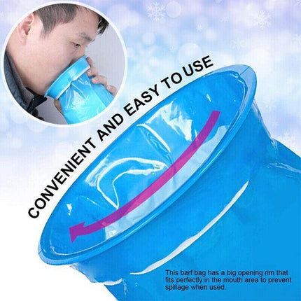Disposable Vomit Bag in Use