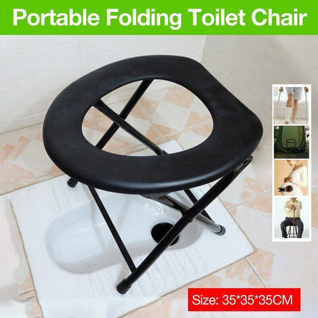 1PC Outdoor Camp Travel Camping Portable Folding Toilet Caravan 35*35CM AU Stock - Aimall