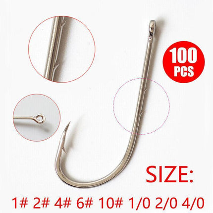 Multiple Size Sharpened Baitholder Fishing Hooks Fishing Tackle Special AU Stock - Aimall