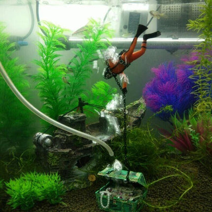 2PCS Artificial Fake Plastic Water Grass Plants for Fish Tank Aquarium Decor - Aimall