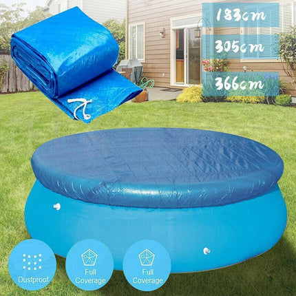 Round Swimming Pool Cover Lot for Garden Outdoor Paddling Family Pools AU Stock - Aimall