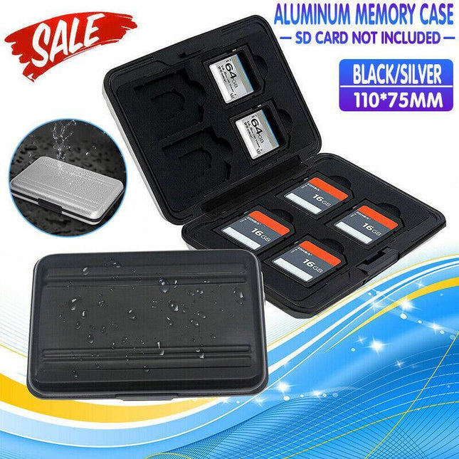 Waterproof Memory Card Case Storage Box Holder for Micro SD SDXC SDHC TF Card AU - Aimall