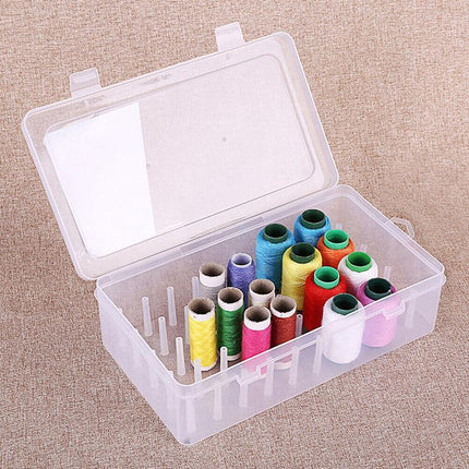 42 Spool Sewing Thread Storage Box Embroidery Bobbin Case Holder Organizer AU - Aimall