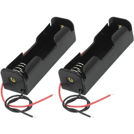 8 PACK 18650 Single Battery HOLDER Case Rechargeable 18650 Wire Lead LITHIUM - Aimall