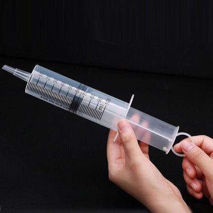 100-200ML Reusable Big Large Plastic Hydroponics Nutrient Measuring Syringe AU - Aimall