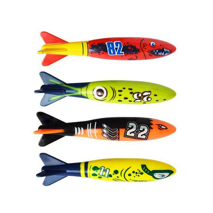 Underwater Swim Pool Diving Toys Summer Swimming Dive Toy Sets Water RIng Sticks - Aimall