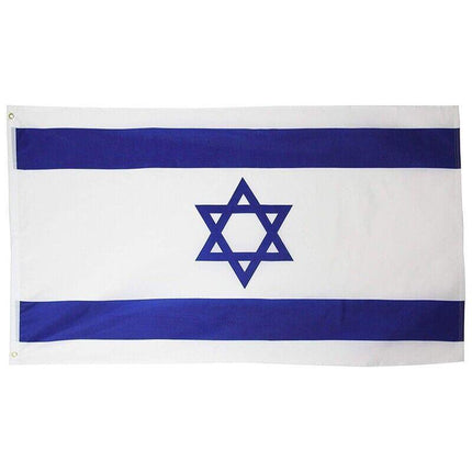Large Israel Israeli Flag Heavy Duty Outdoor Star of David IL 90x150cm - 3x5ft - Aimall