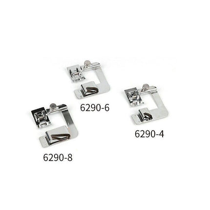 3PCS Wide Rolled Hem Hemmer Foot For Domestic Sewing Machines Snap On Presser AU - Aimall