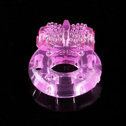 Vibrating Cock Ring Rabbit Vibrator Massager Toy Couple Penis Clit Butterfly Au Aimall