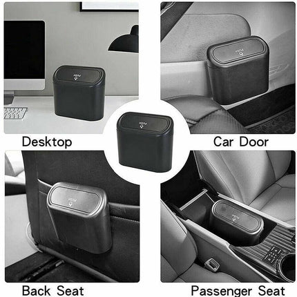 Auto Car Trash Rubbish Can Garbage Dust Dustbin Box Case Holder Bin Mini Trash - Aimall