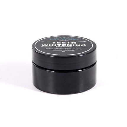 Carbon Coco Organic Teeth Whitening Powder Coconut Charcoal Tooth Polish White - Aimall