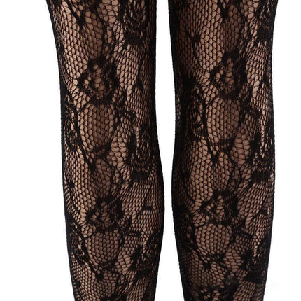 Sexy Pantyhose Stockings Fishnet Floral Lace Pattern Fashion Tights Black Au Aimall